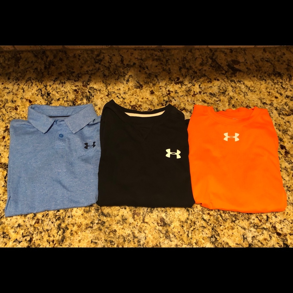 Bundle of 3 Under Armour long sleeve shirts M